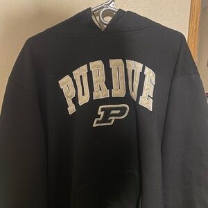 Colosseum Black Boilermakers Hoodie